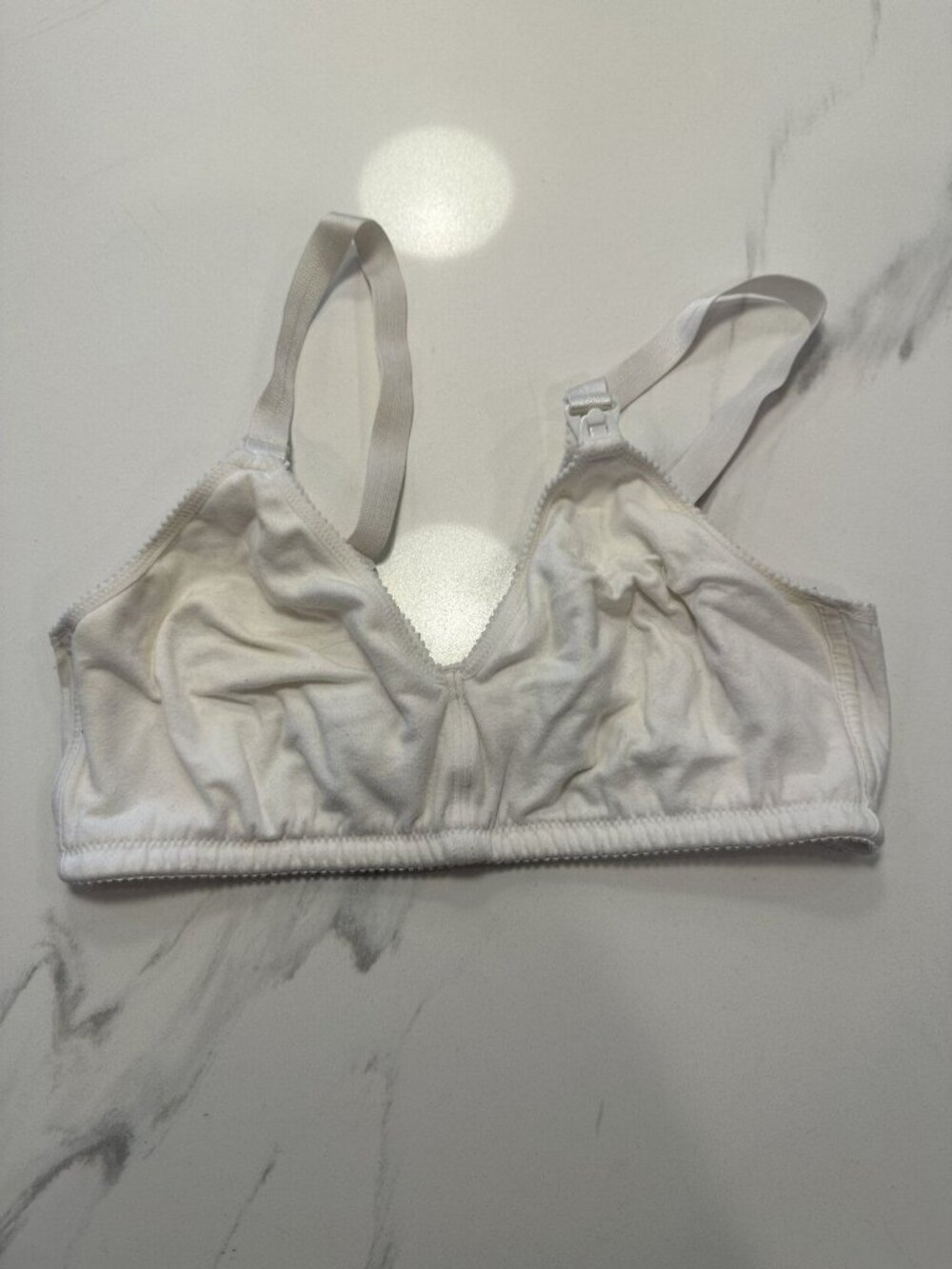 Mimi Maternity White Nursing Bra